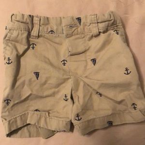 Carters infant shorts. NAUTICAL print